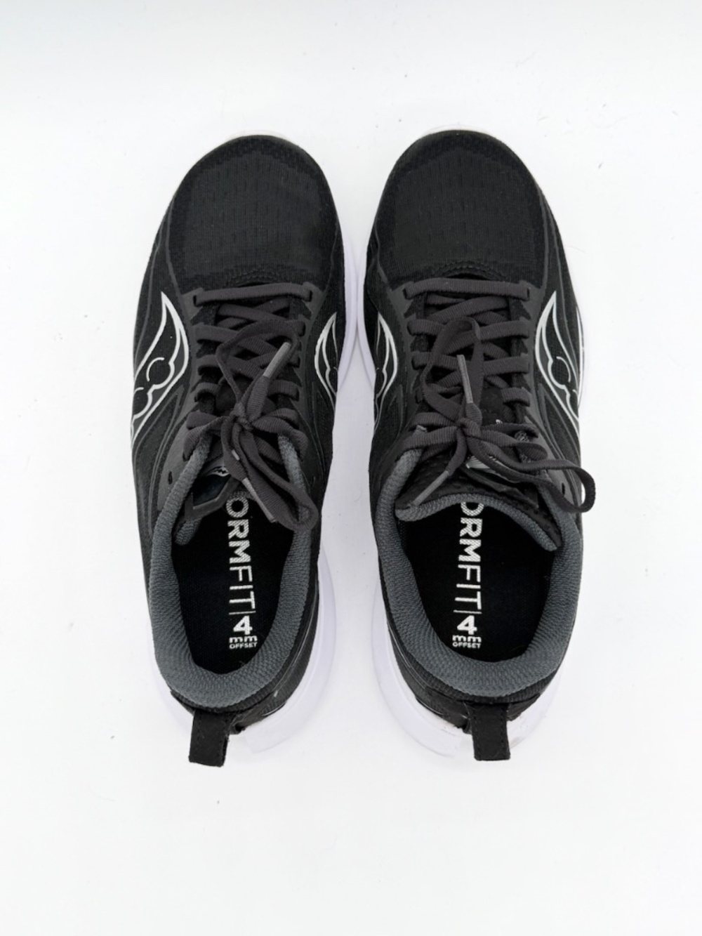 Saucony Kinvara 13 Womens Size 9 Black White Running Shoes Sneakers S10723-05 - Picture 4 of 8
